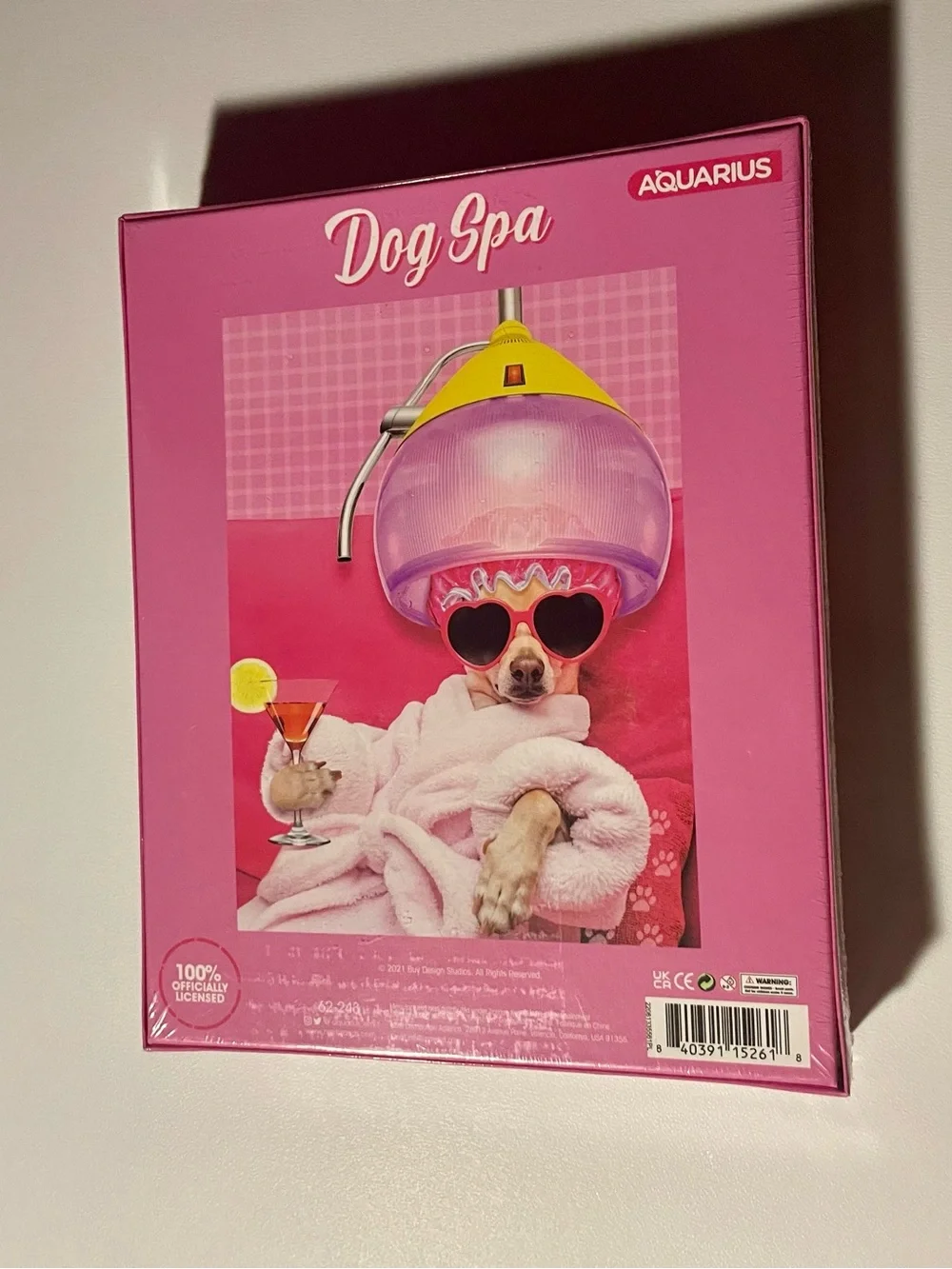 Aquarius Dog Spa 500 Piece Jigsaw Puzzle Chihuahua Pink Funny Cute NEW Sealed